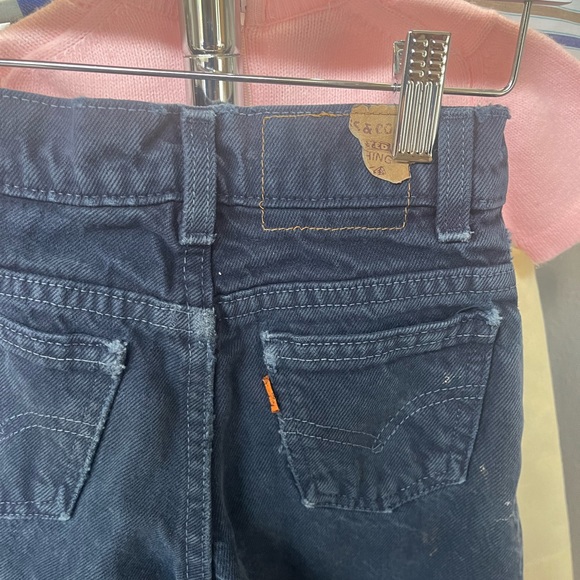 Made in USA little Levi’s size 4T these have been repair patched - Picture 3 of 4